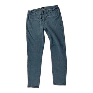 Just Black Size 28P Womens Jeans Skinny Low Rise Stretch Green